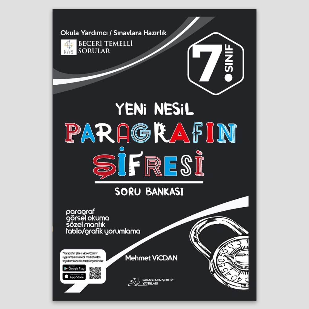 7. SINIF PARAGRAFIN ŞİFRESİ SORU BANKASI