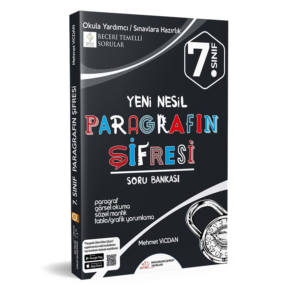 7. SINIF YENİ NESİL PARAGRAFIN ŞİFRESİ SORU BANKASI (9786050643817)