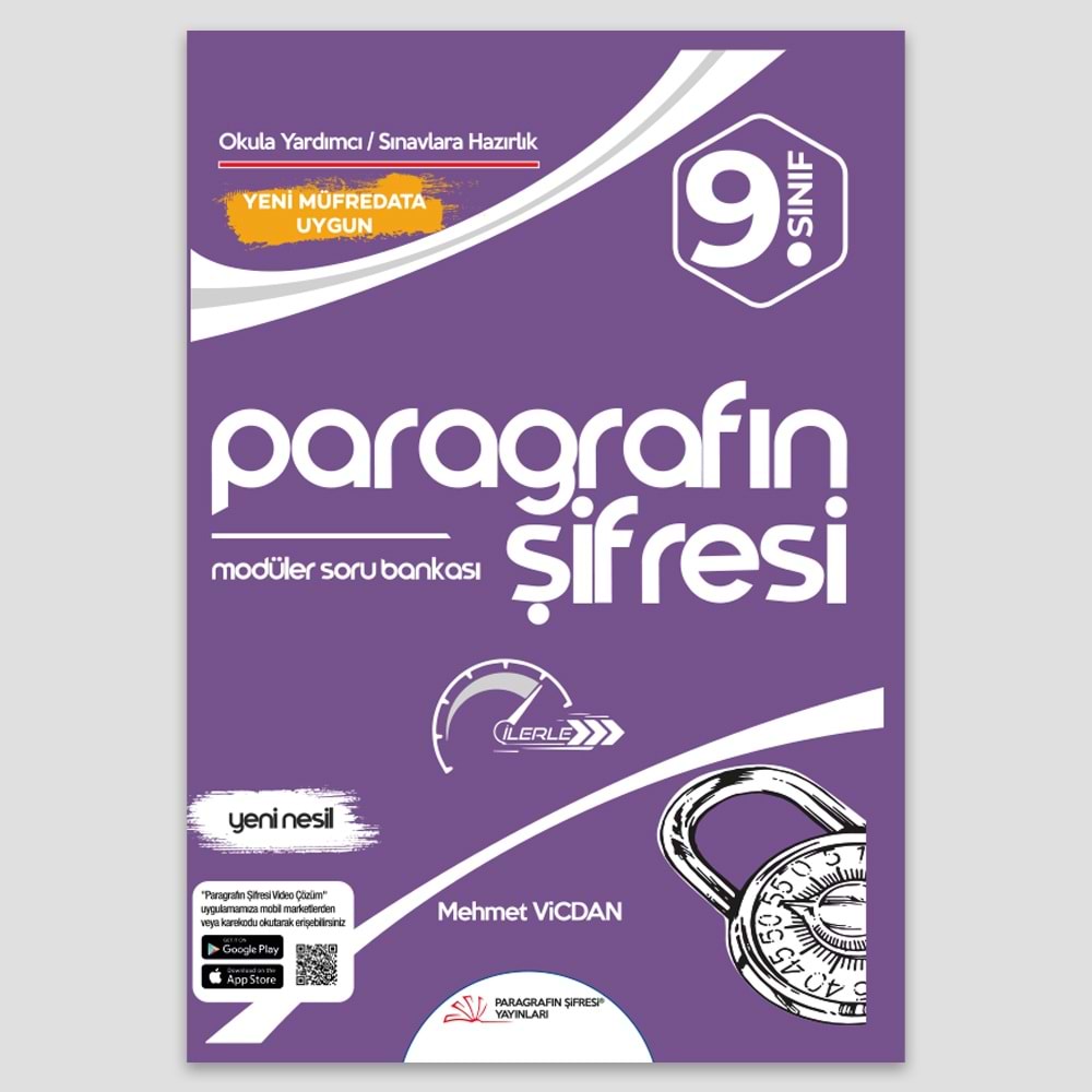 9. SINIF PARAGRAFIN ŞİFRESİ SORU BANKASI