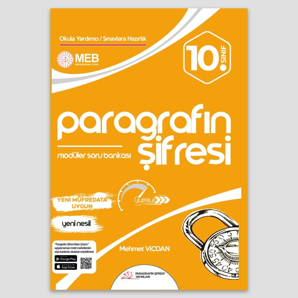 10. SINIF PARAGRAFIN ŞİFRESİ SORU BANKASI