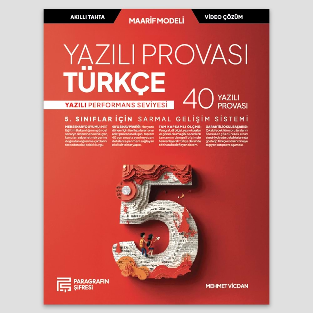 5. SINIF TÜRKÇE YAZILI PROVALARI