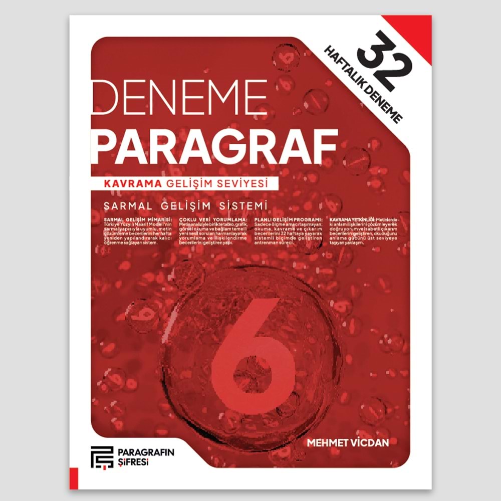 6. SINIF 32 HAFTA PARAGRAF DENEME