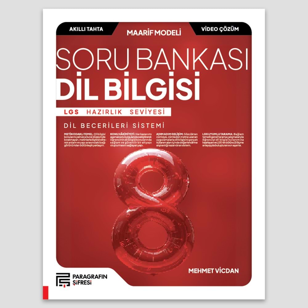 8. SINIF DİL BİLGİSİ SORU BANKASI