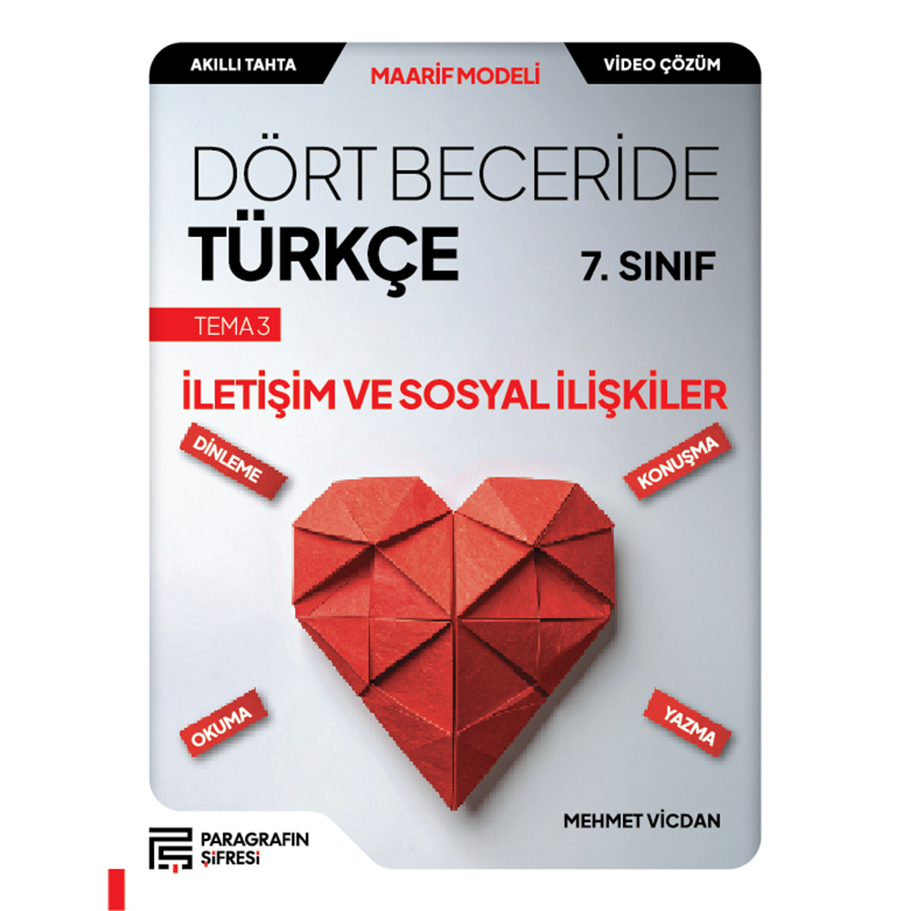 7. SINIF DÖRT BECERİDE TÜRKÇE