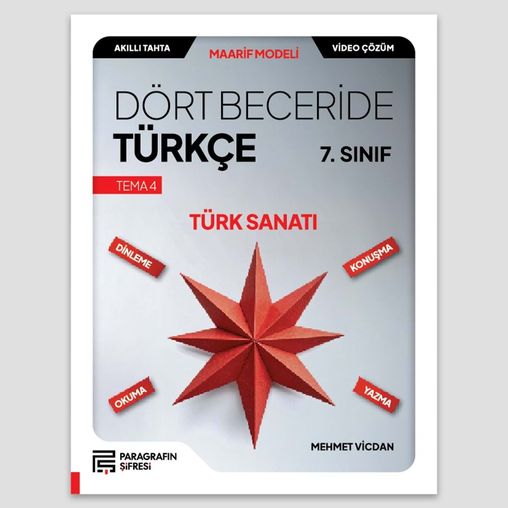7. SINIF DÖRT BECERİDE TÜRKÇE