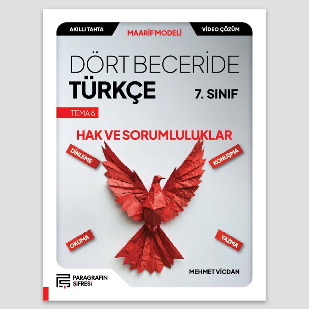 7. SINIF DÖRT BECERİDE TÜRKÇE