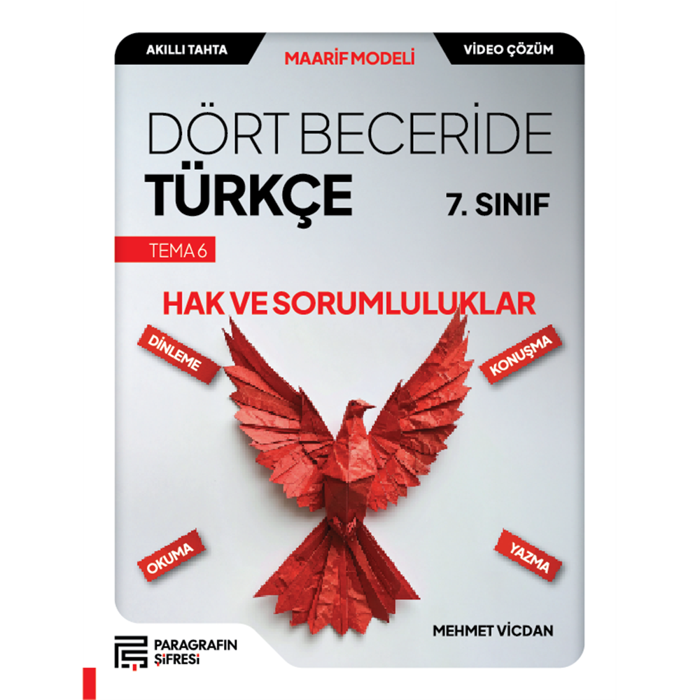 7. SINIF DÖRT BECERİDE TÜRKÇE