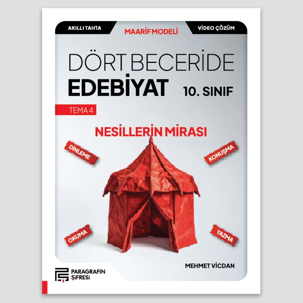 10. SINIF DÖRT BECERİDE EDEBİYAT