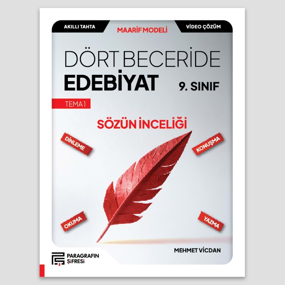9. SINIF DÖRT BECERİDE EDEBİYAT