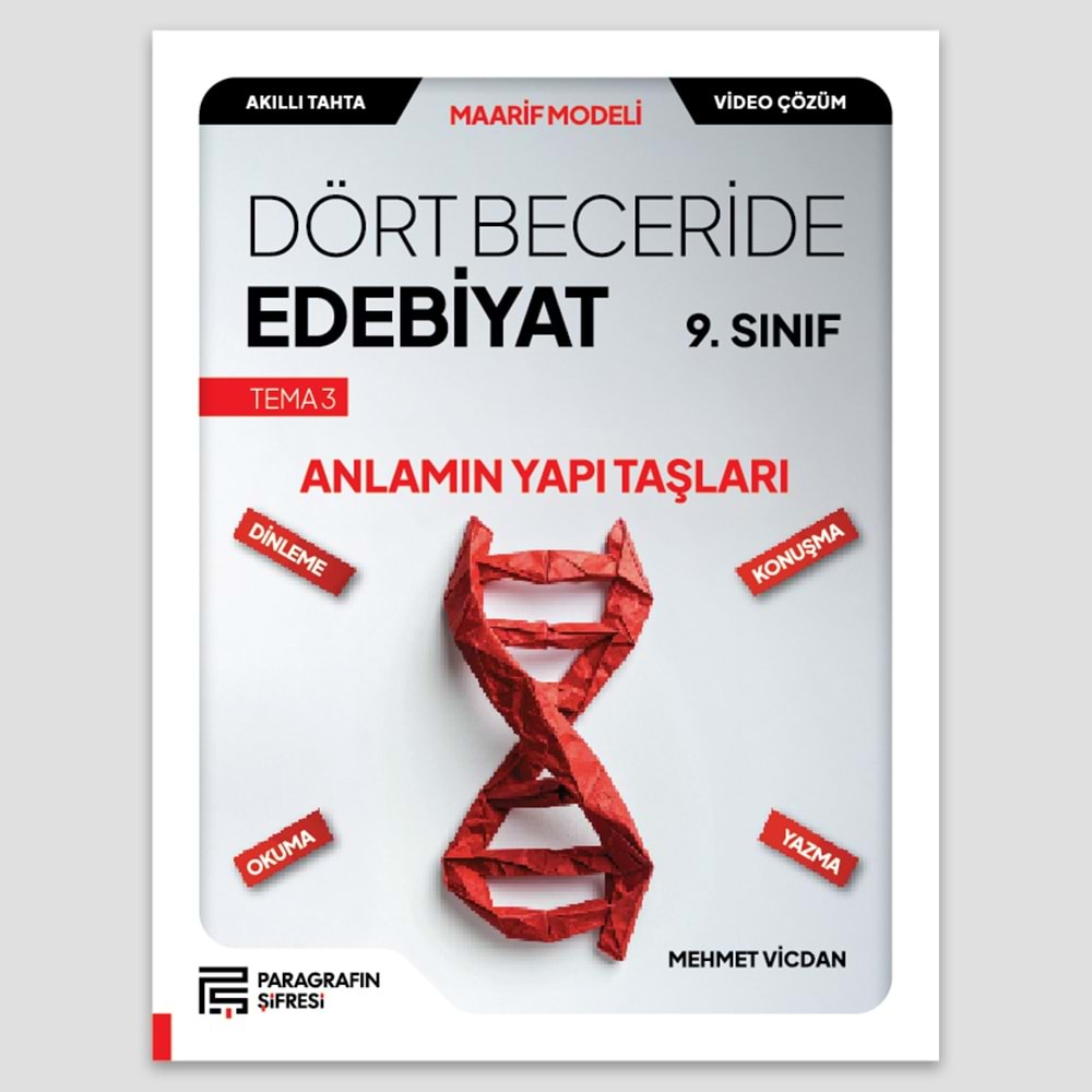 9. SINIF DÖRT BECERİDE EDEBİYAT