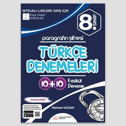 8. SINIF TÜRKÇE FASİKÜL 20Lİ DENEME