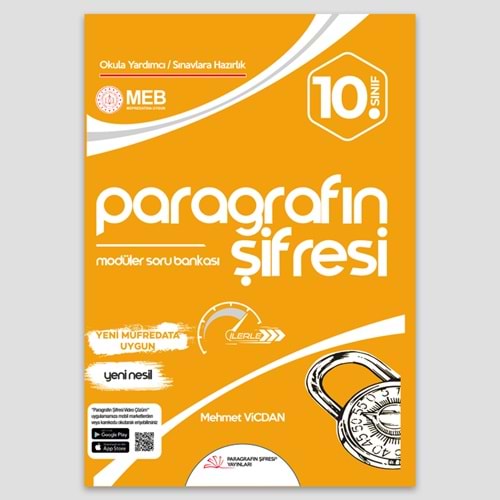 10. SINIF PARAGRAFIN ŞİFRESİ SORU BANKASI