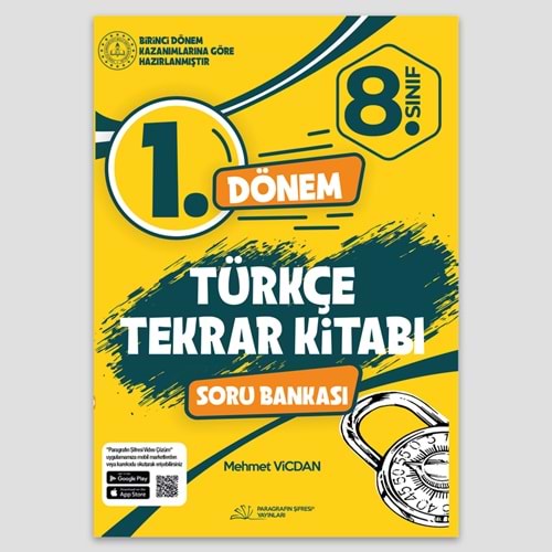 8. SINIF I. DÖNEM TÜRKÇE TEKRAR KİTABI