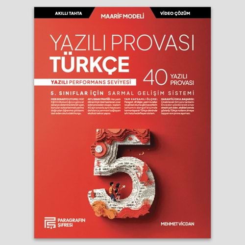 5. SINIF TÜRKÇE YAZILI PROVALARI