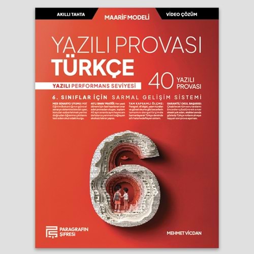 6. SINIF TÜRKÇE YAZILI PROVALARI