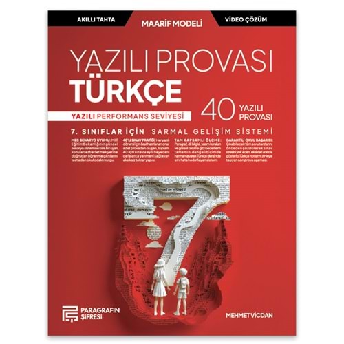 7. SINIF TÜRKÇE YAZILI PROVALARI
