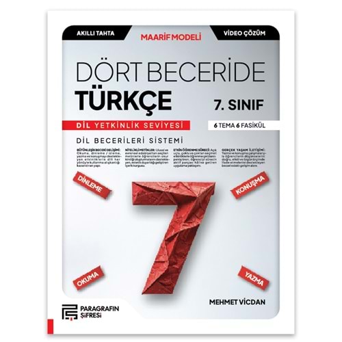 7. SINIF DÖRT BECERİDE TÜRKÇE