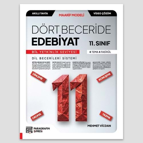 11. SINIF DÖRT BECERİDE EDEBİYAT