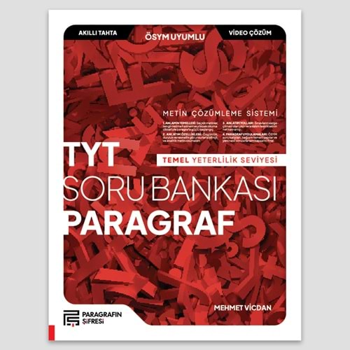 TYT TEMEL PARAGRAF SORU BANKASI