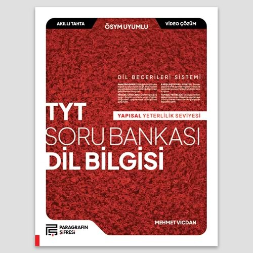 TYT DİL BİLGİSİ SORU BANKASI