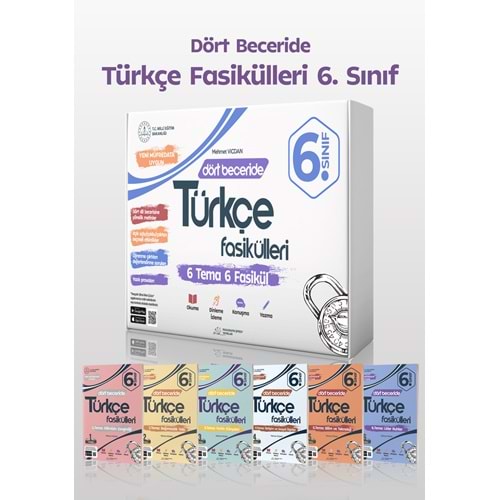 6.SINIF DÖRT BECERİDE TÜRKÇE FASİKÜLLERİ (9786259631790)