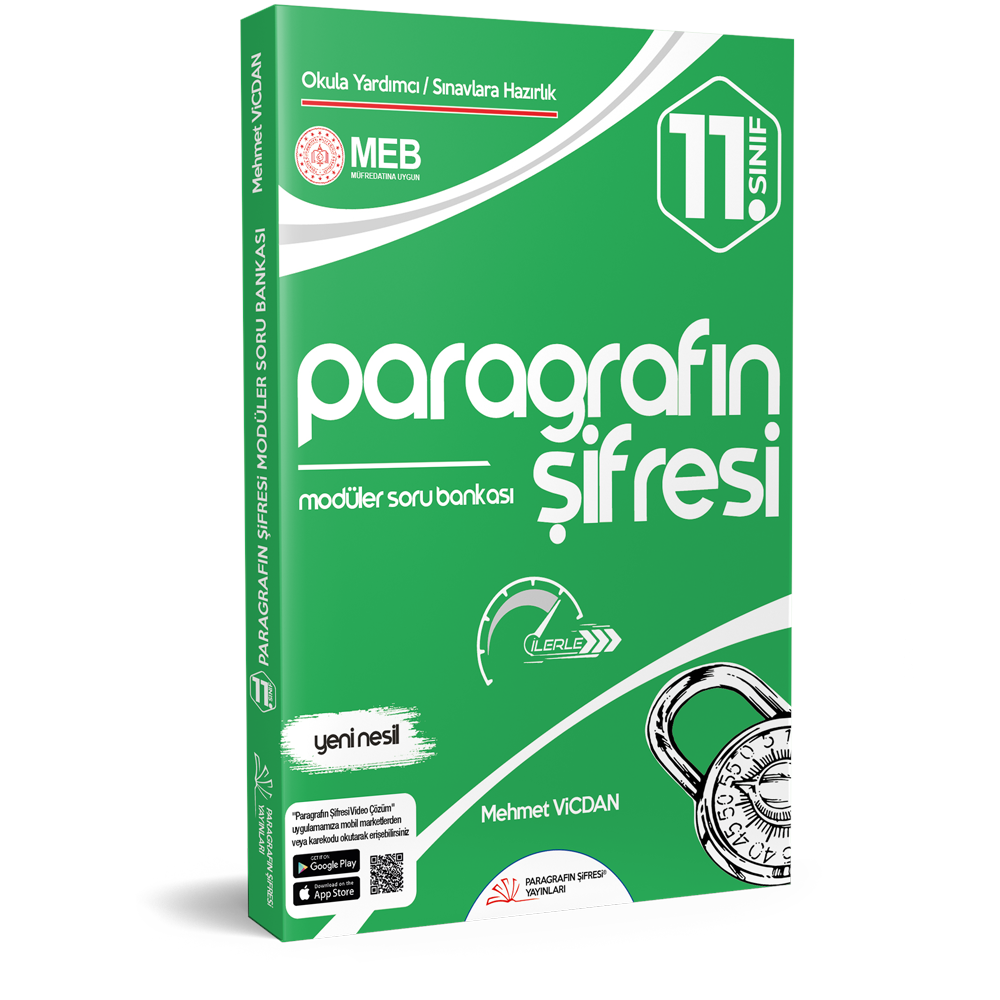 11. SINIF PARAGRAFIN ŞİFRESİ MODÜLER SORU BANKASI