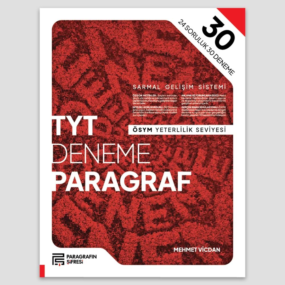 TYT PARAGRAF DENEME